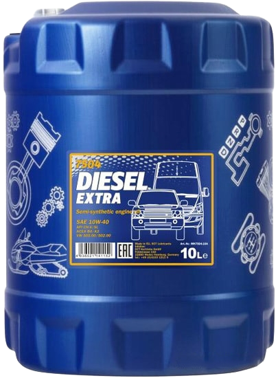 Моторное масло Mannol DIESEL EXTRA 10W-40, 10л (Mannol: MN7504-10)